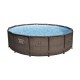 Piscina Steel Pro Max Rattan 366 x 100 cm